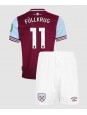 West Ham United Niclas Fullkrug #11 Domácí dres pro děti 2024-25 Krátký Rukáv (+ trenýrky)